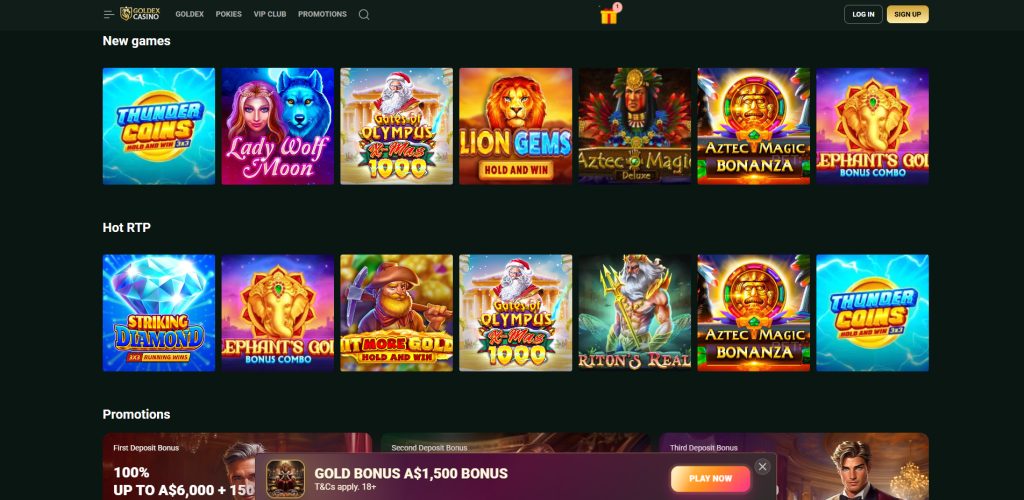 les conditions du bonus sans dépôt de goldex casino : coefficient et plafond